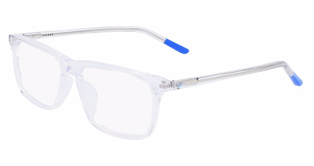 CLEAR/RACER BLUE