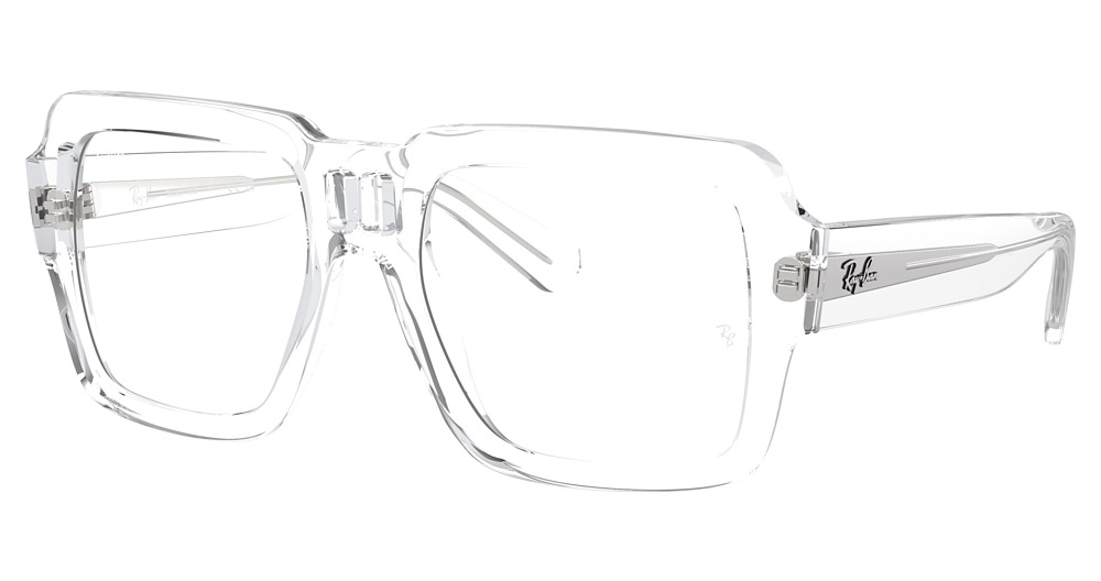 Ray-Ban RB4408 MAGELLAN square sunglasses in Transparent/Photo Clear To Sapphire Quarz