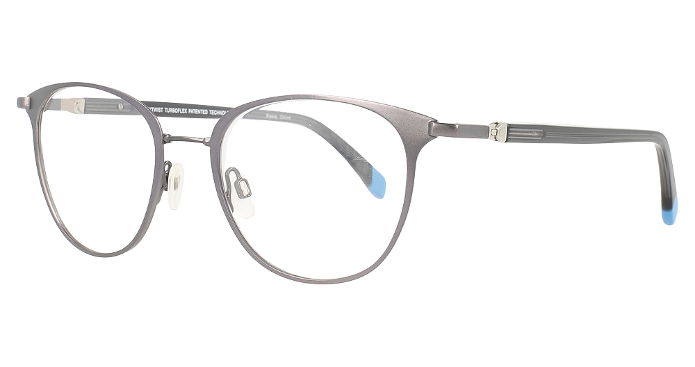 Matt Grey/Grey Crystal & Blue