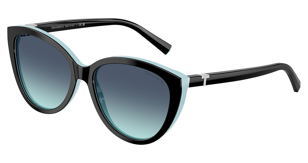 BLACK ON TIFFANY BLUE / AZURE GRADIENT BLUE