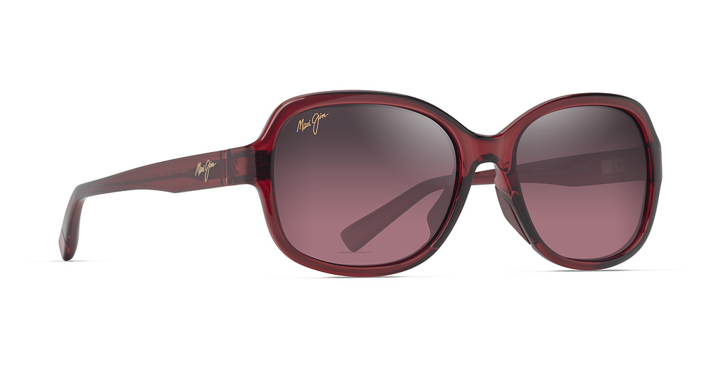 Shiny Transparent Burgundy / Maui Rose