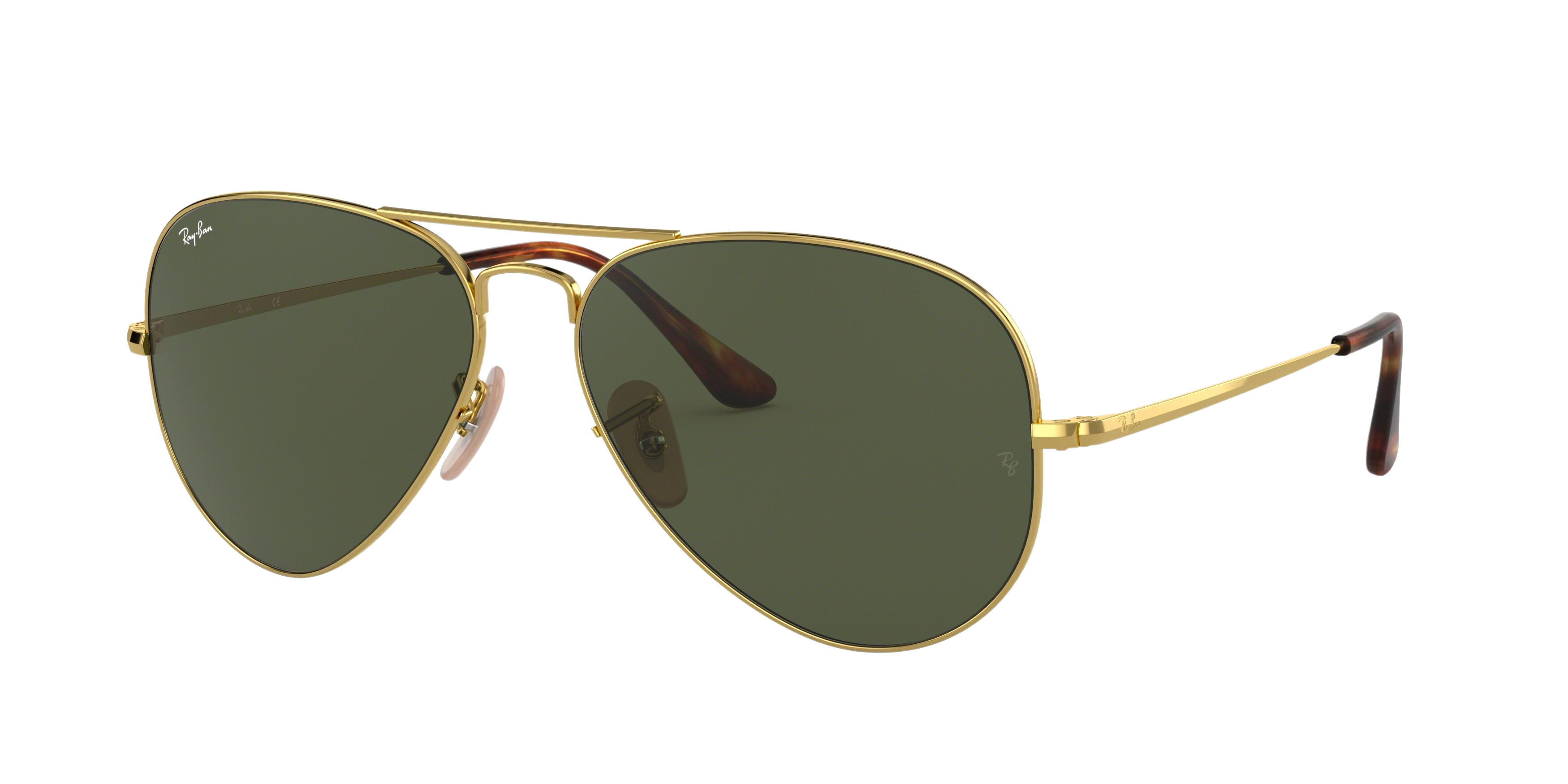 Ray-Ban RB3689 round sunglasses in Gold