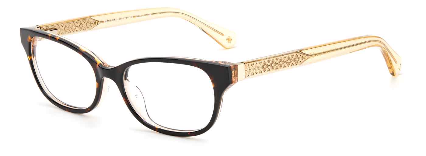 Kate Spade Rainey rectangle eyeglasses in Havana