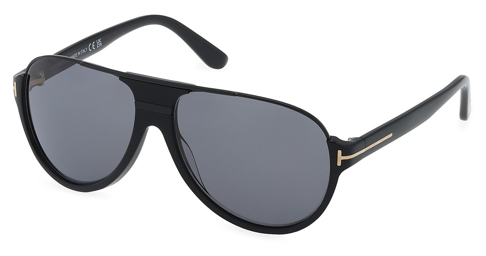 shiny black / smoke polarized