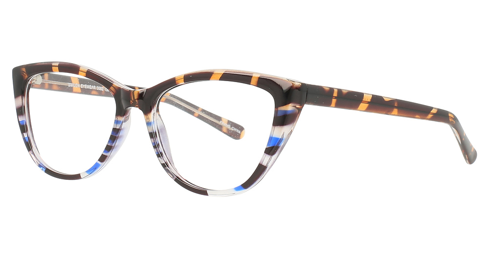 Tortoise/Blue Demi