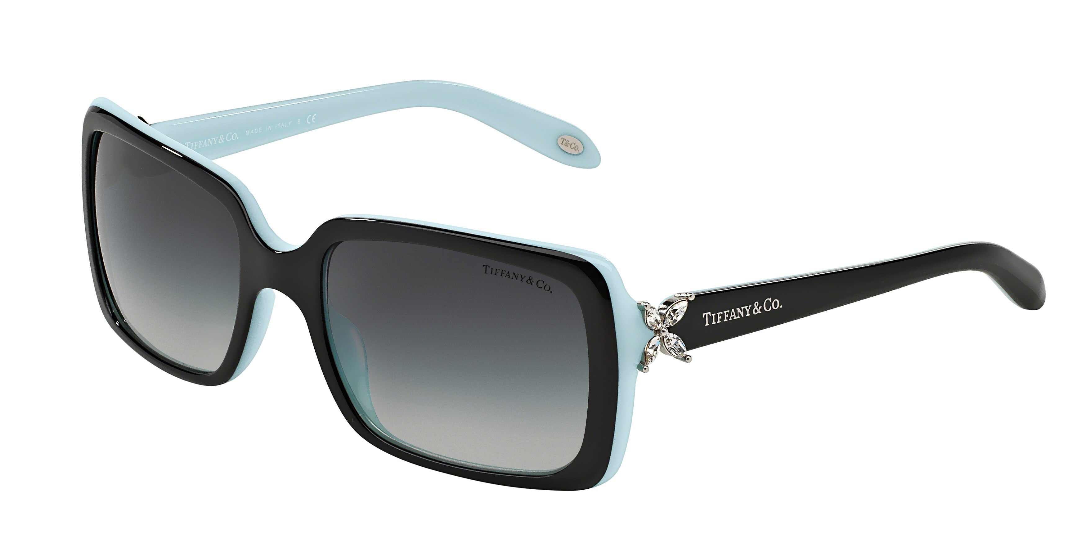TOP BLACK ON AZURE
