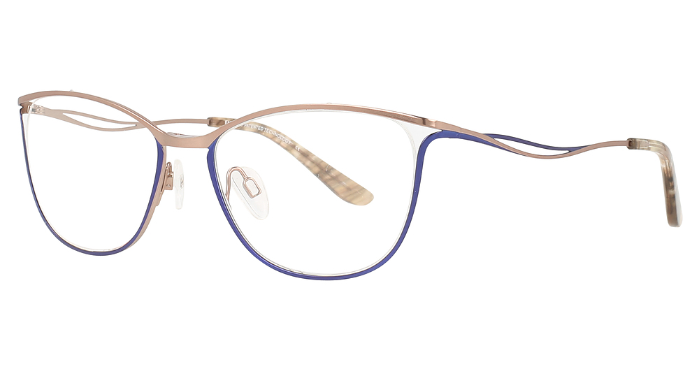 Matt Royal Blue & Matt Light Brown