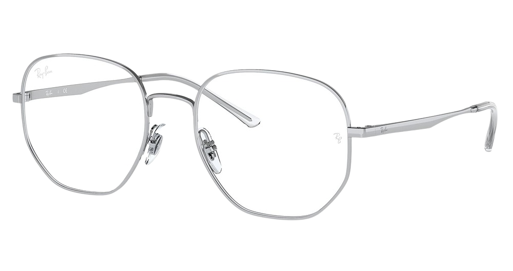 Ray-Ban RX3682V round eyeglasses in Silver