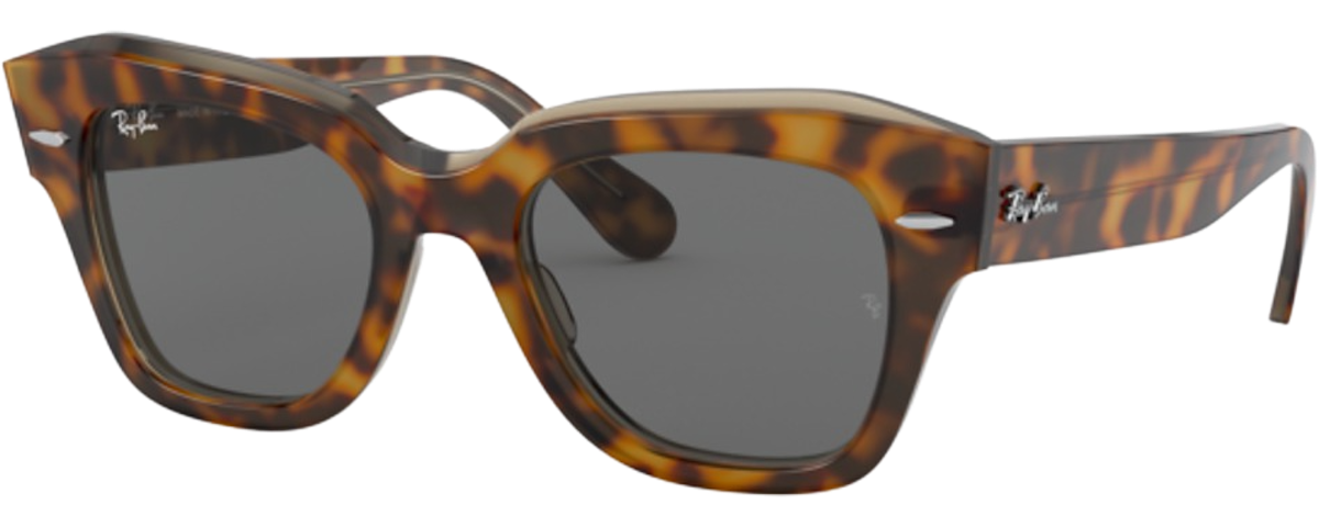 HAVANA ON TRANSPARENT BR / DARK GREY