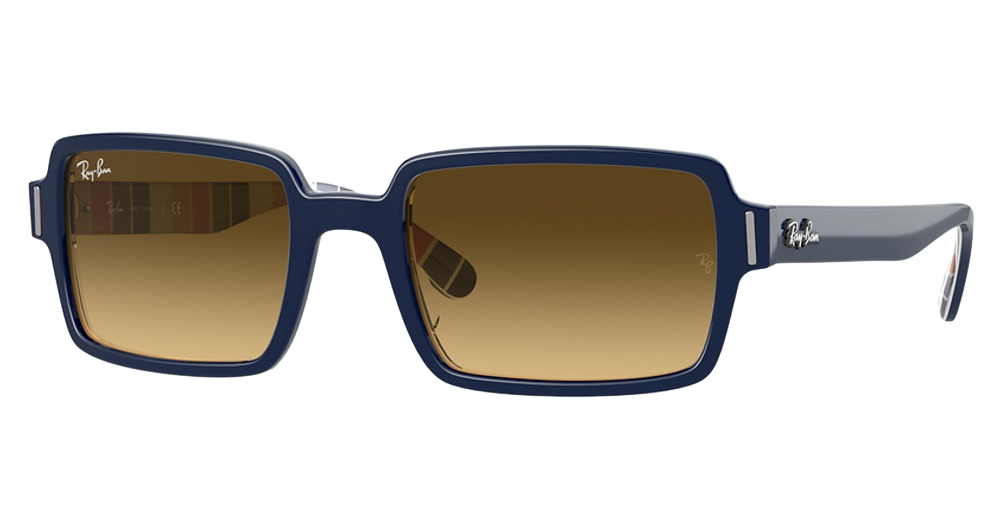 BLUE ON STRIPES ORANGE/B / BROWN GRADIENT DARK BROWN