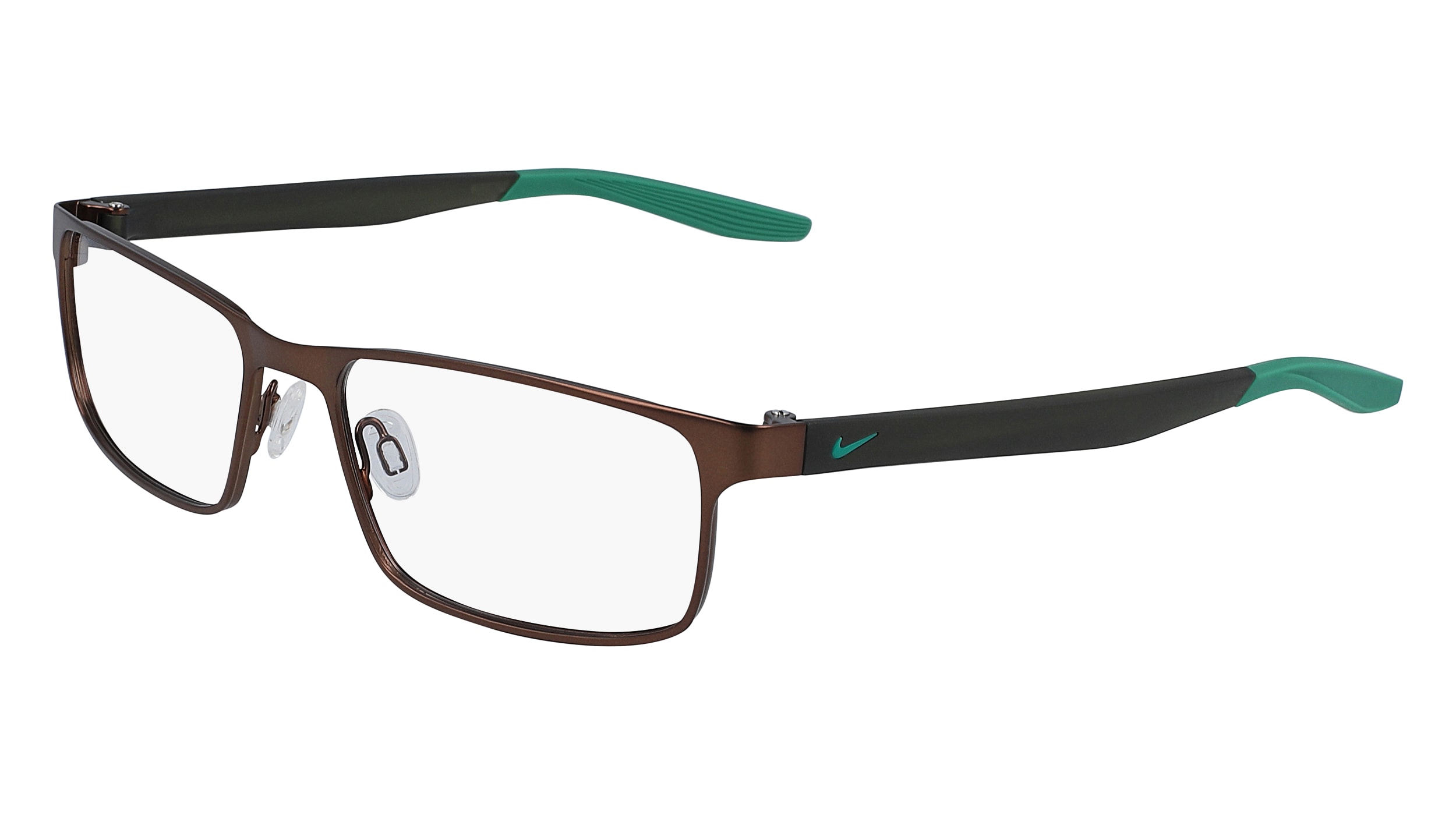 SATIN WALNUT/LUCID GREEN
