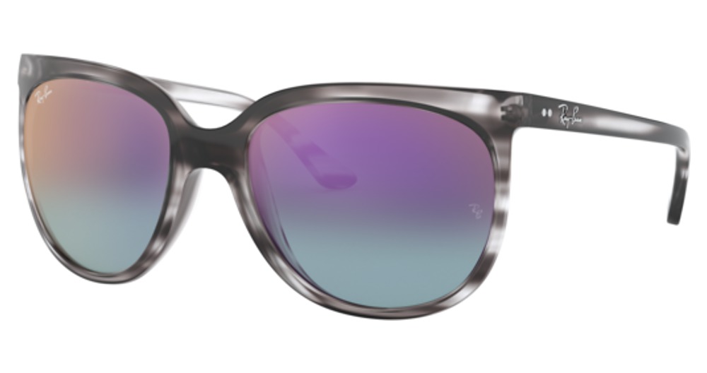 Ray-Ban RB4126 CATS 1000 sunglasses in Striped Grey Havana