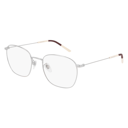 Gucci GG0681O rectangle eyeglasses in Silver