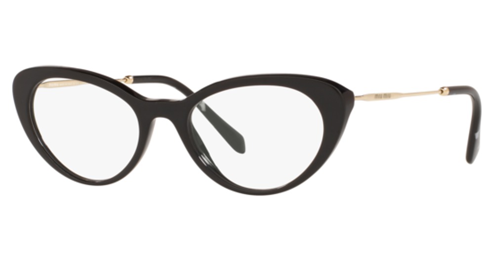 Miu Miu MU 05RV round eyeglasses in Black
