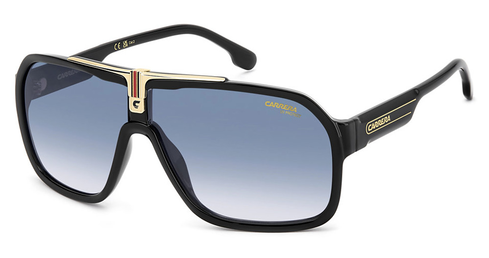 BLK GOLD B / BLUE SHADED