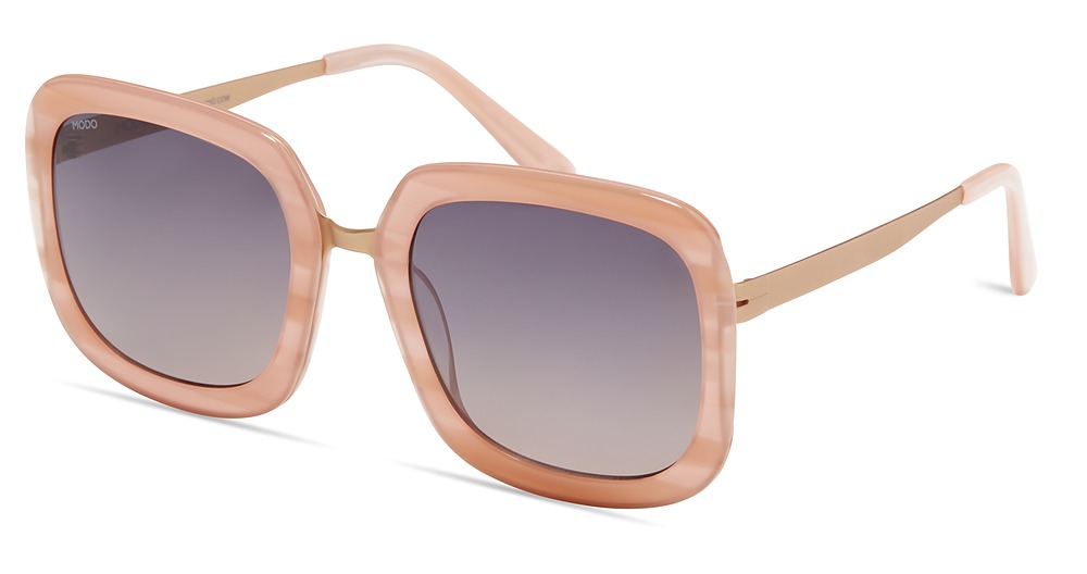 Modo 467 square sunglasses in Pink Melange/Blue/Pink Gradient