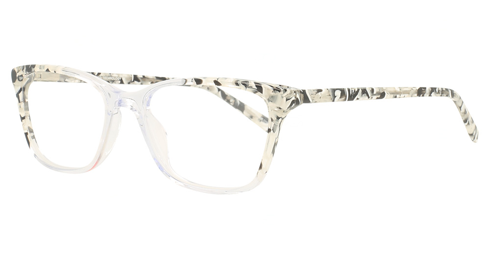 Crystal & Black And White Marble Mix