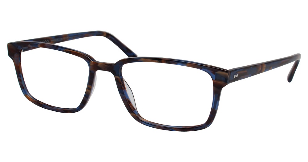 Modo 6604 rectangle eyeglasses in Navy Marble