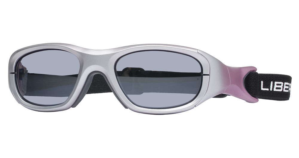 Satin Pink/Satin Pink Fade / Clear with Silver Flash Mirror