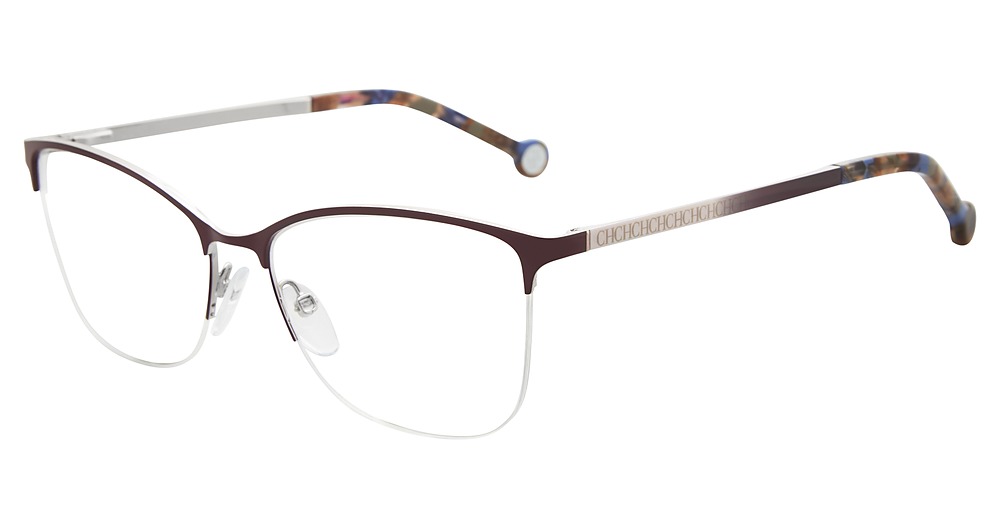 Carolina Herrera VHE108K cateye eyeglasses in Burgundy 0 Sda