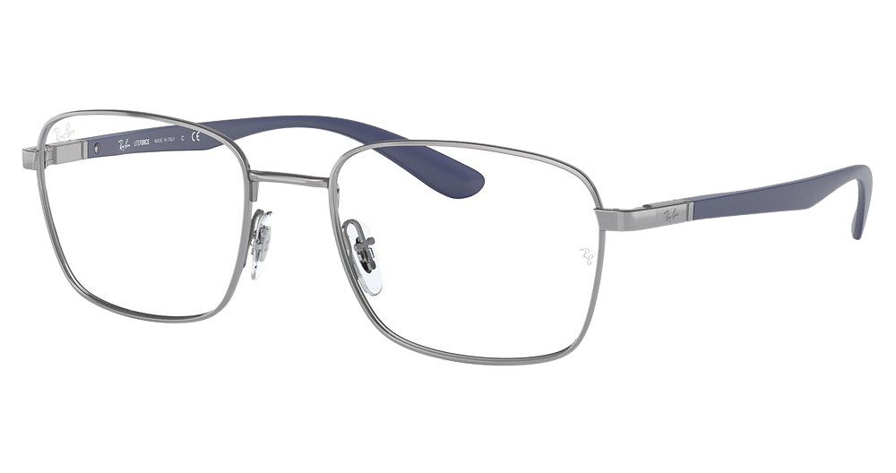 Ray-Ban RX6478 rectangle eyeglasses in Gunmetal