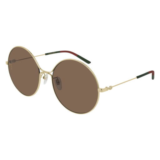 Gucci GG0395S round sunglasses in Gold
