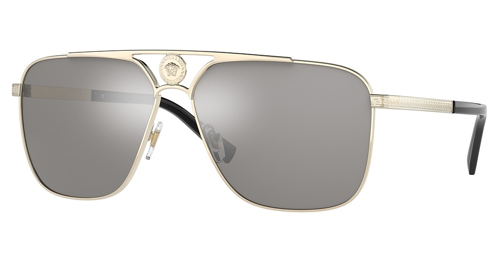 PALE GOLD / LIGHT GREY MIRROR SILVER