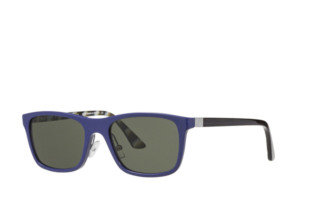 Navy Blue with Grey Green Lenses