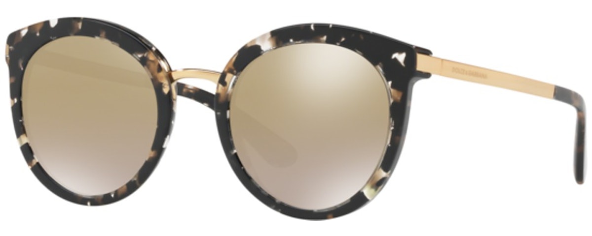 CUBE BLACK/GOLD / CLEAR GRADIENT BROWN MIRROR