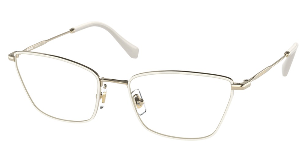 Miu Miu MU 52SV cateye eyeglasses in Ivory