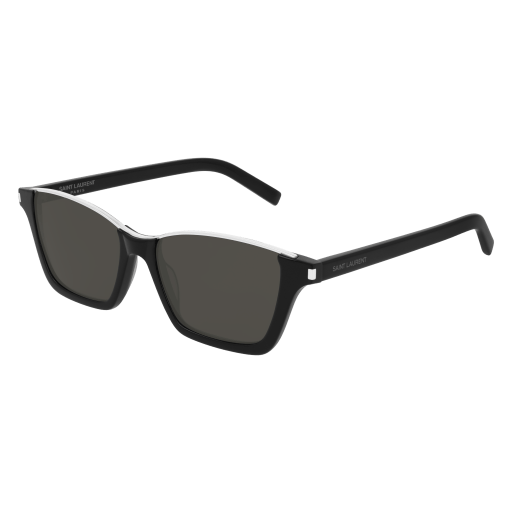 Saint Laurent SL 365 DYLAN rectangle sunglasses in Black Black Black/Nylon