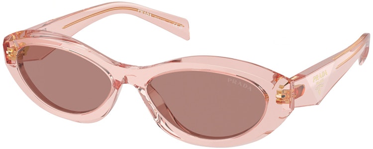 TRANSPARENT PEACH / LIGHT BROWN