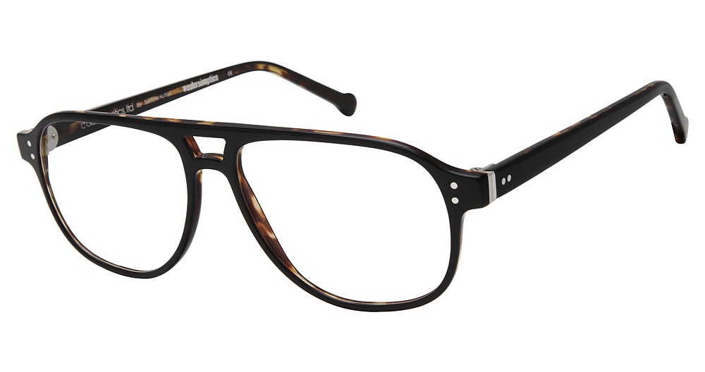 BLACK OVER TORTOISE