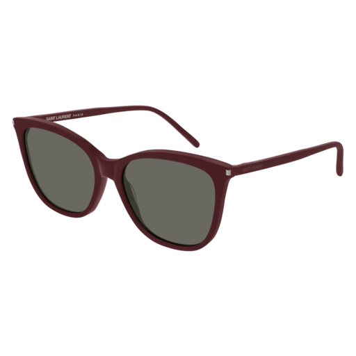 Saint Laurent SL 305 rectangle sunglasses in Burgundy