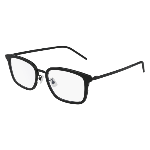 Saint Laurent SL 452/F SLIM rectangle sunglasses in Black Black Transparent