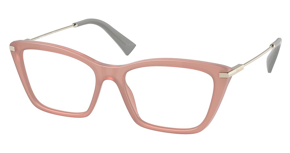 Miu Miu MU 01UV cateye eyeglasses in Pink Opal