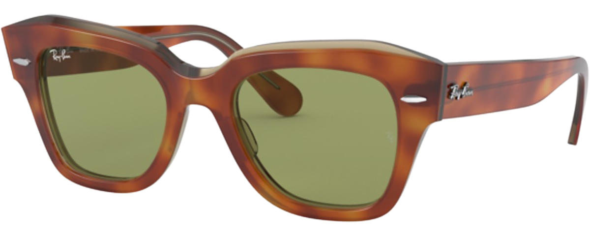 HAVANA ON TRANSPARENT BE / BOTTLE GREEN