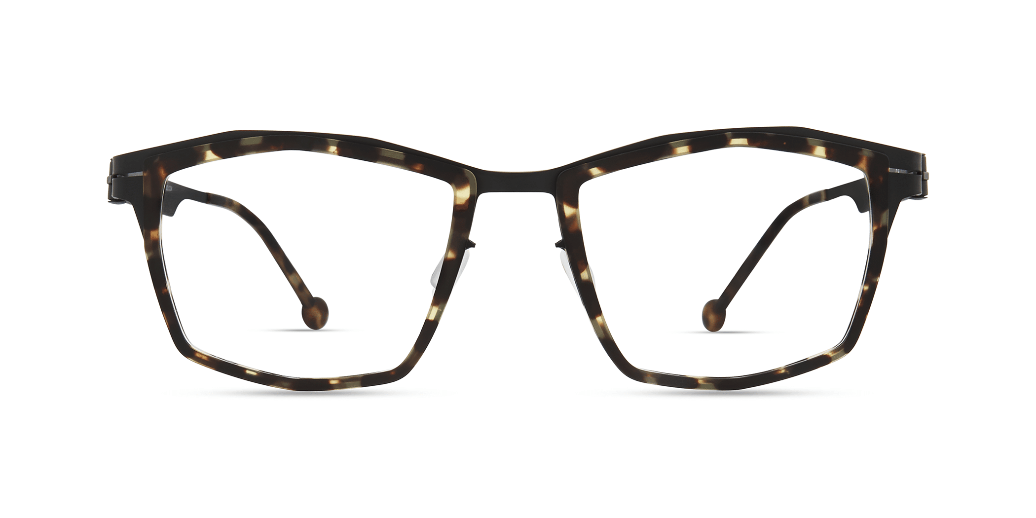 Modo TICINESE irregular eyeglasses in Tortoise/Black