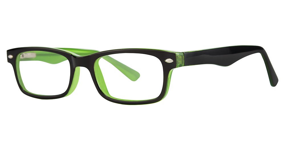 black/lime