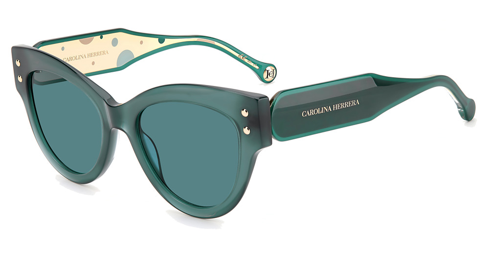 Carolina Herrera CH 0009/S cateye sunglasses in Teal/Blue