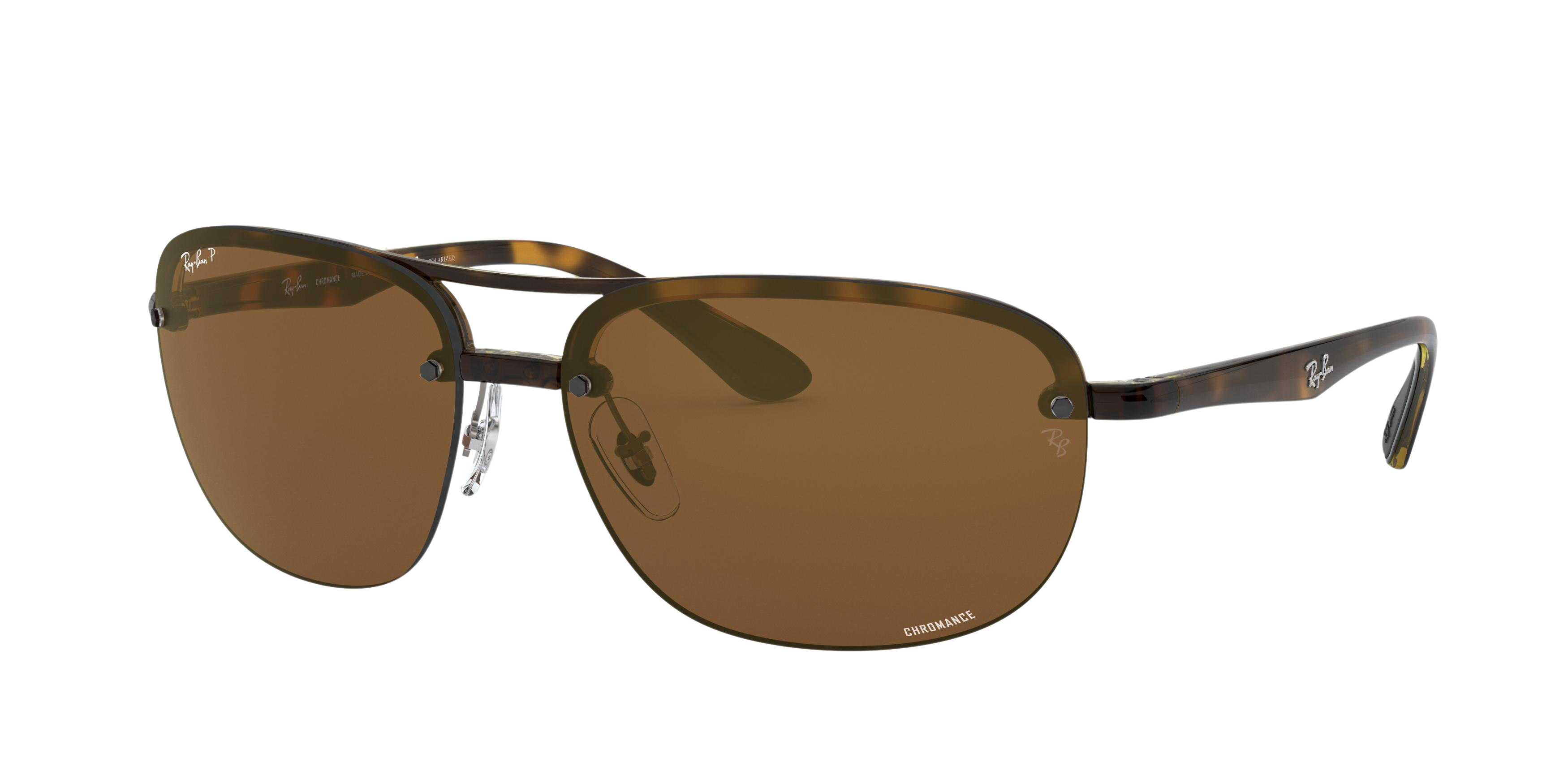 Ray-Ban RB4275CH square sunglasses in Havana