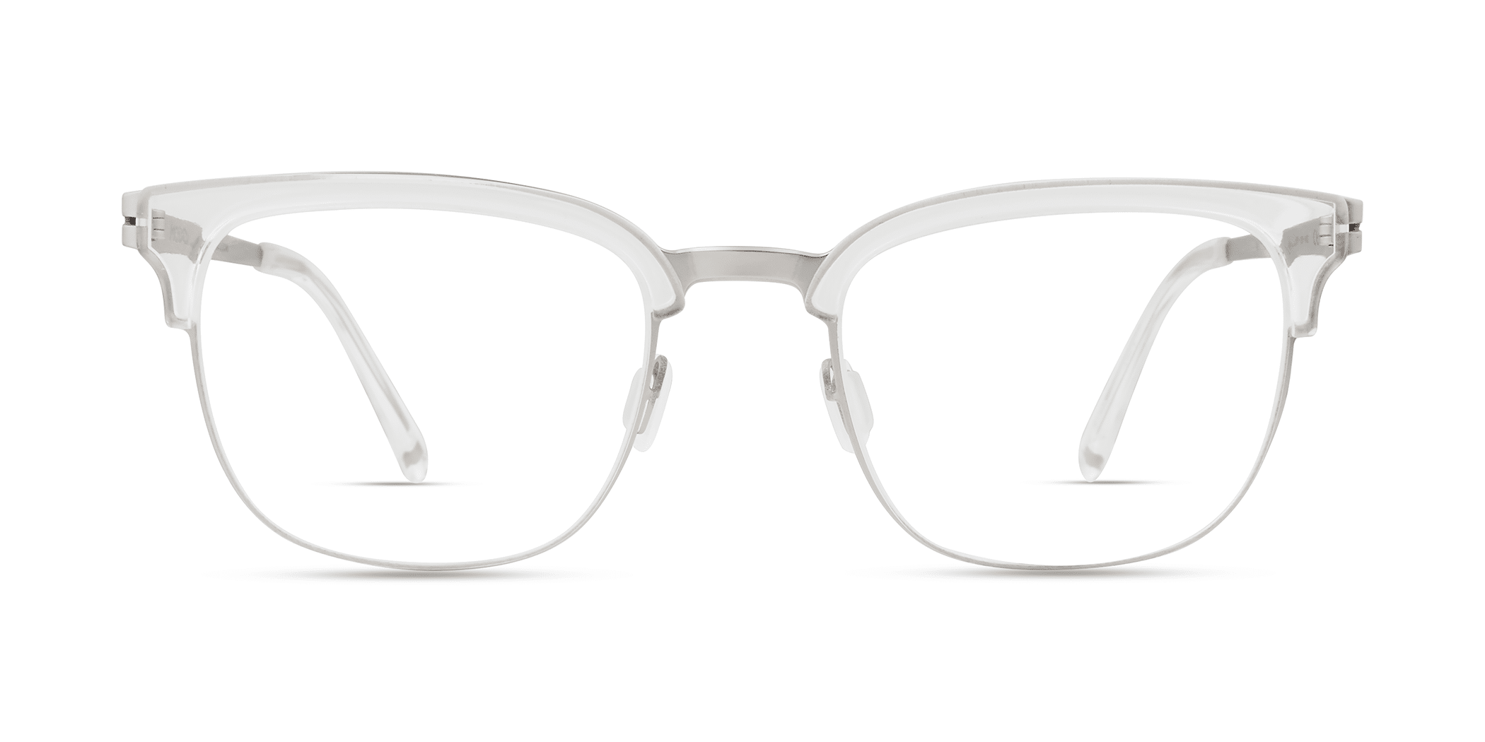 Modo 4519 cateye eyeglasses in Crystal/Gunmetal