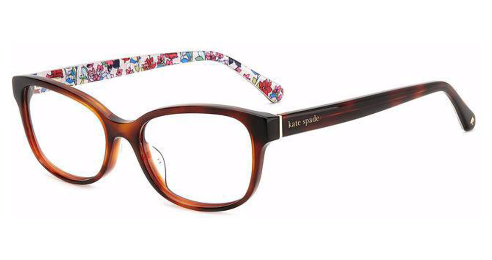 Kate Spade VIOLETTE/US round eyeglasses in Ptt Havana
