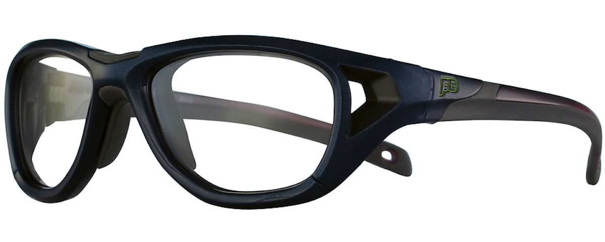 Shiny Navy Blue Violet / Clear Silver Flash