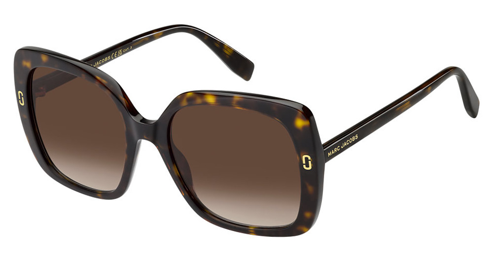Marc Jacobs MJ 1138/S square sunglasses in Havana/Brown Shaded
