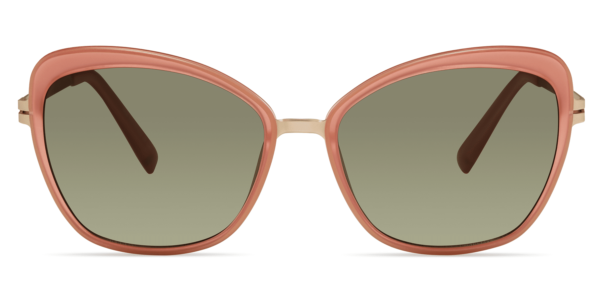 Modo 468 cateye sunglasses in Coral Sun Lens Cat. 2