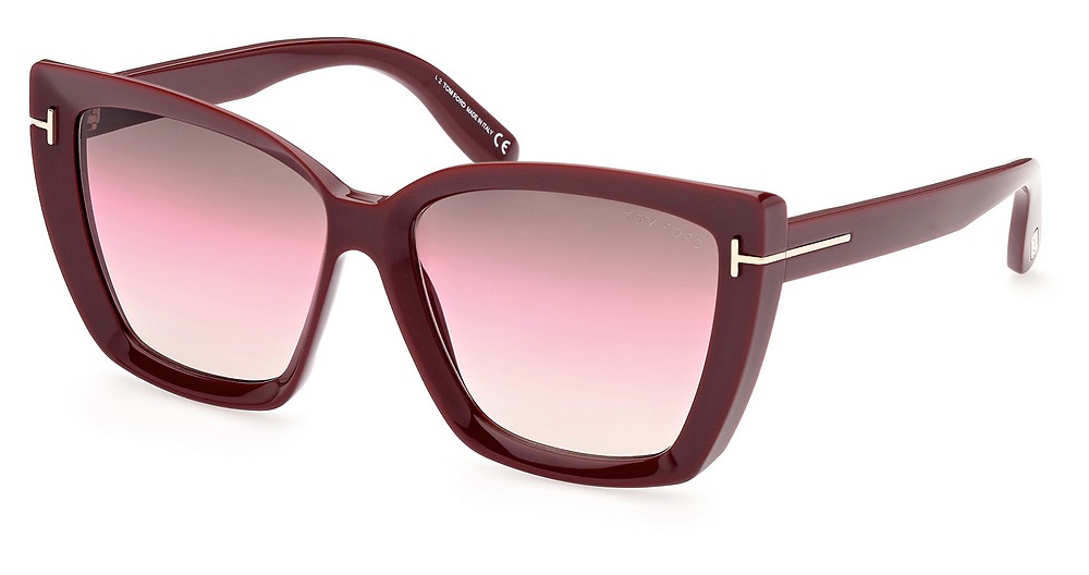 shiny bordeaux / gradient brown