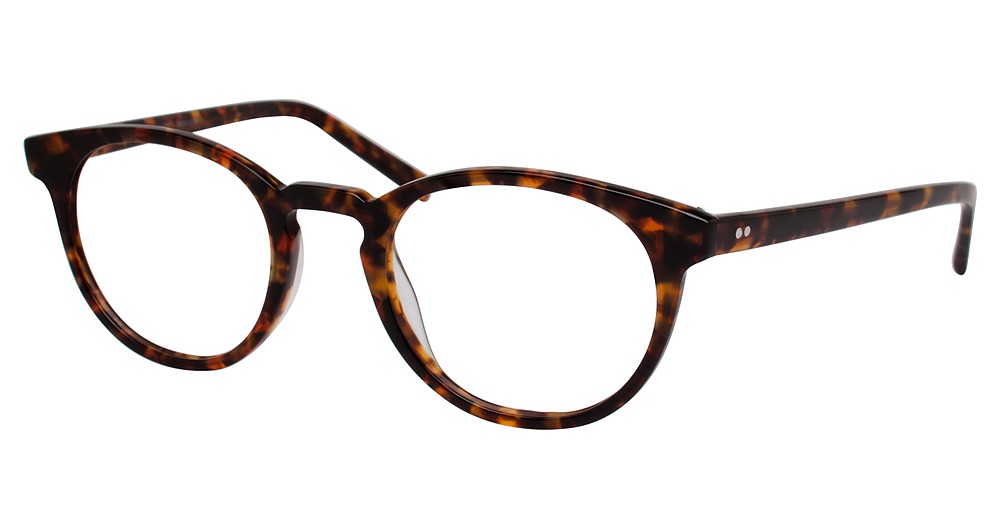 Modo 6603 round eyeglasses in Matte Dark Tortoise