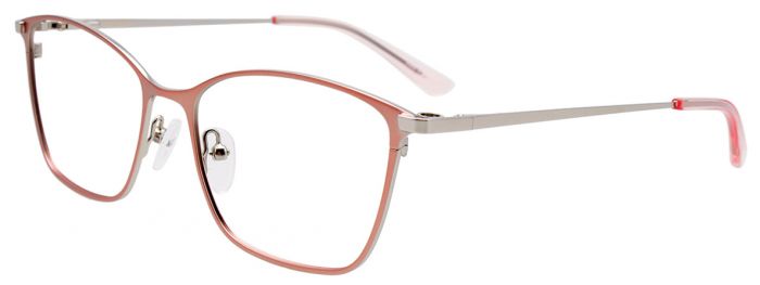 Satin Light Pink & Silver/Satin Silver
