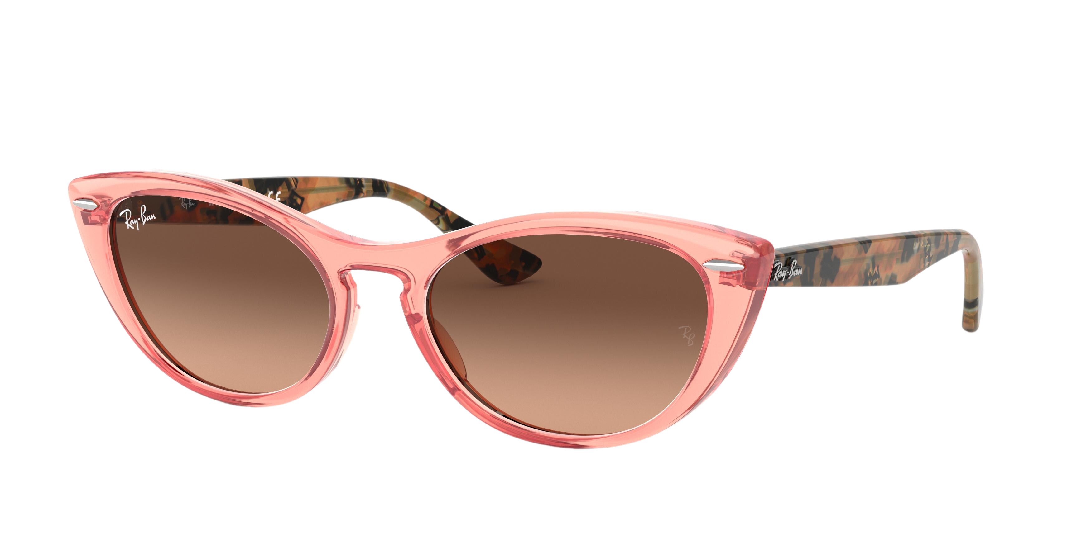 Ray-Ban RB4314N cateye sunglasses in Transparent Pink